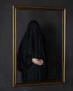 Framed Picture of a Woman in Burka 