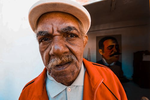 Free Close-up of an Elderly Man Stock Photo