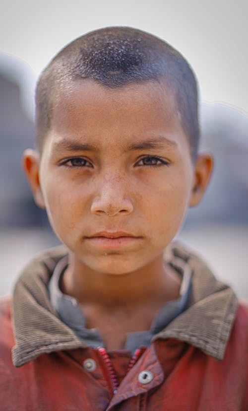 Free Close-up of a Young Boy Stock Photo
