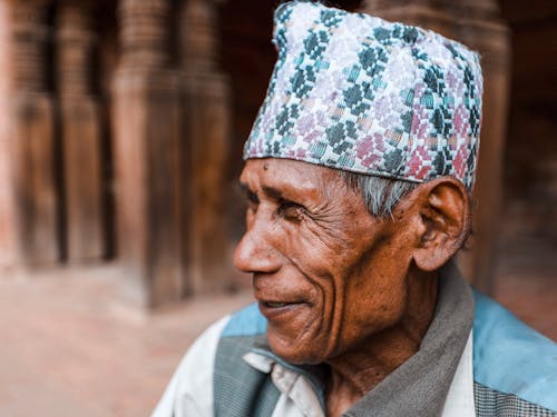 Man in Traditional Hat