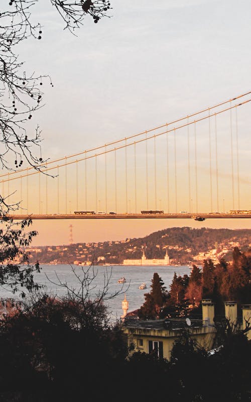 Bosporus bridge in Istanbul Turkey