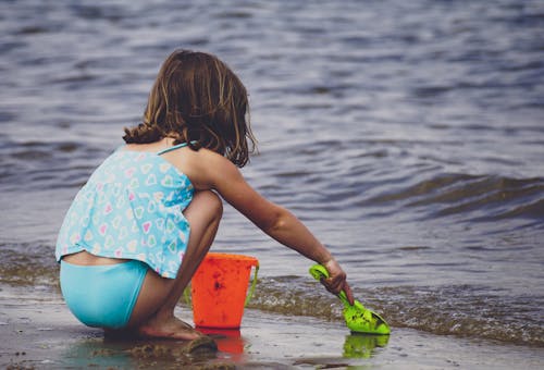 Girl Near Seashore