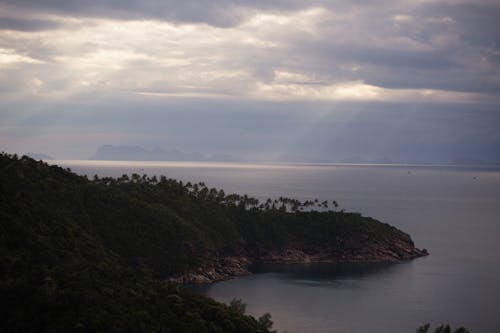 ada, akşam karanlığı, barışçıl içeren Ücretsiz stok fotoğraf