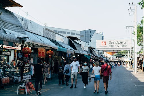 alışveriş yapmak, Bangkok, dükkanlar içeren Ücretsiz stok fotoğraf
