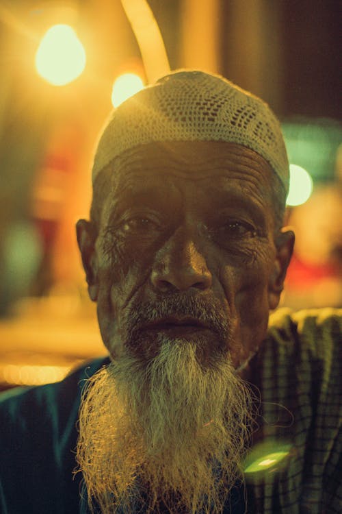 Elderly Man with Beard