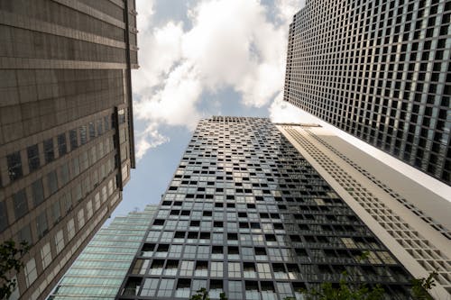 Low Angle Photography of High-Rise Buildings