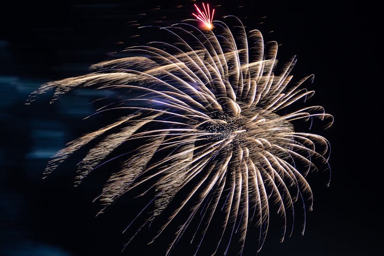 Close Up Of Firework Explosion