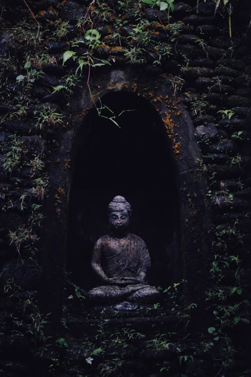 Buddha Statue in a Stone Altar