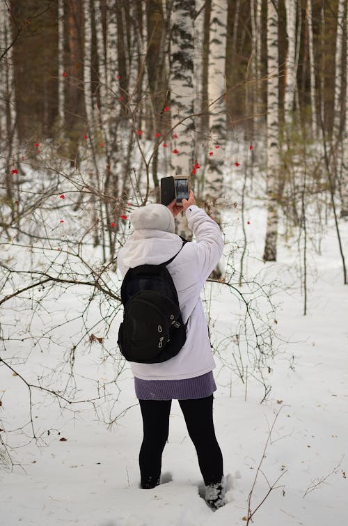 A Person Taking Pictures with their Cellphone