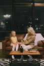 Free stock photo of adult, coffee, daughters