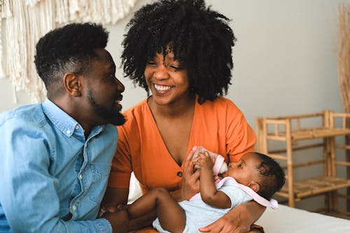 Ingyenes stockfotó afro haj, afro-amerikai család, anya témában