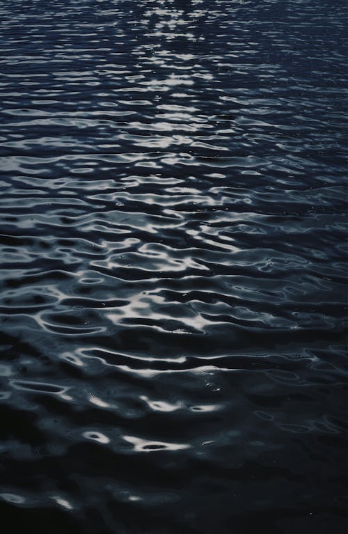 Sunlight Reflection in Rippled Sea Water