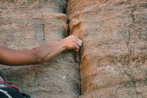 Foto profissional grátis de alpinista, escalada, força