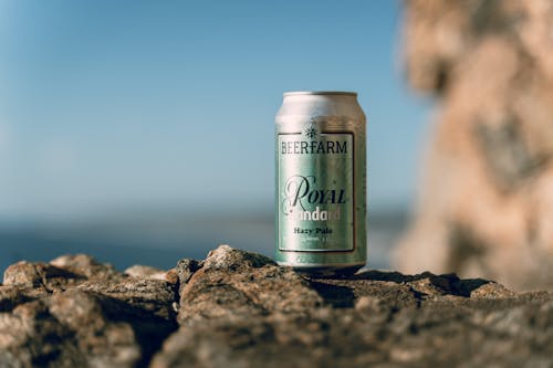 Close-up of a Can of Beer