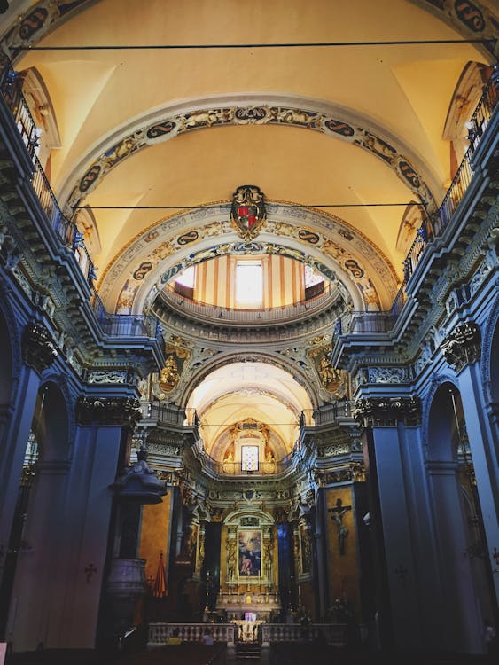 Free Cathedral Inside Photograph Stock Photo