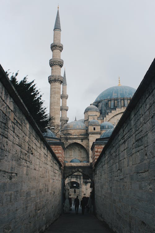 Free An Alley Leading to the Suleymaniye Mosque Stock Photo