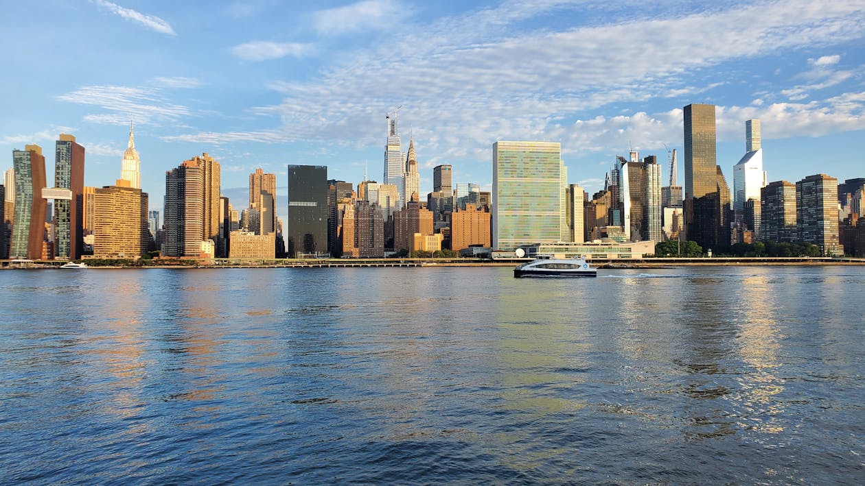 New York as seen from the Hudson River