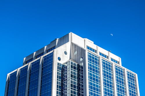 Clear Sky over Building