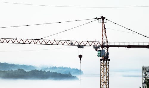 Foto d'estoc gratuïta de acer, boira, construcció