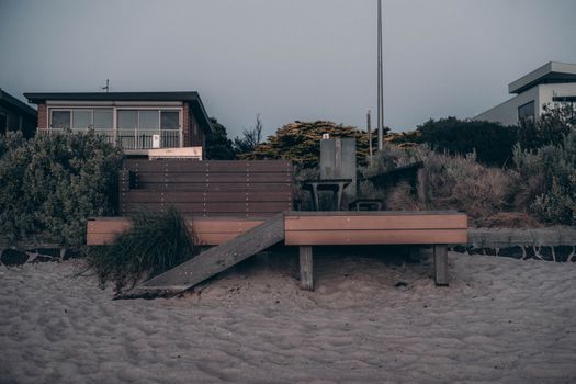 beach house deck