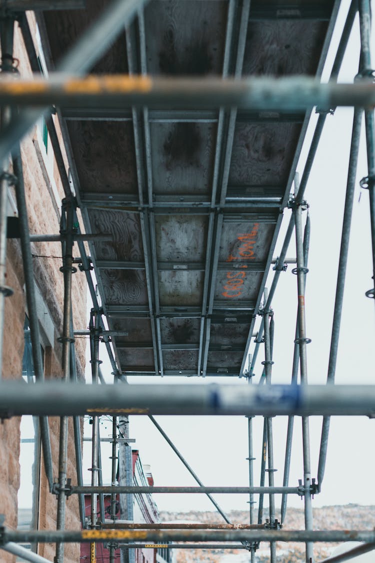 Metal Construction Of Scaffolding