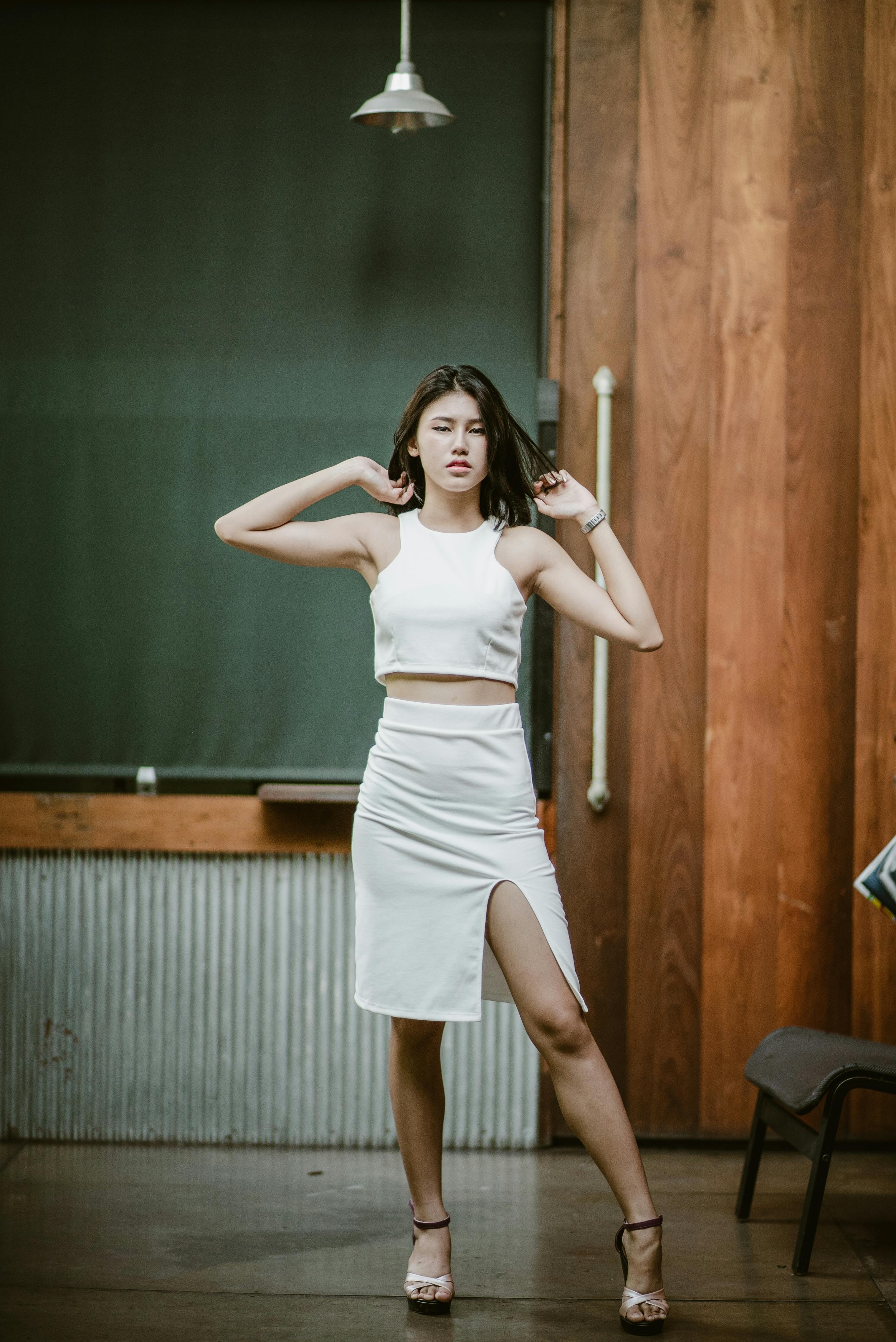 Beautiful Young Woman Posing High-Res Stock Photo - Getty Images