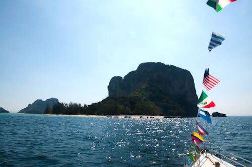 Základová fotografie zdarma na téma člun, Krabi, moře