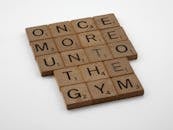 Brown Wooden Blocks on White Surface