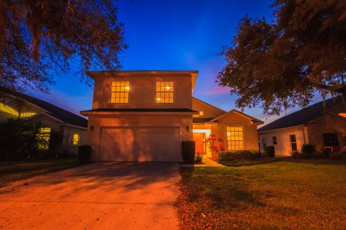 Free stock photo of florida home twilight, home at night, home evening shot Stock Photo