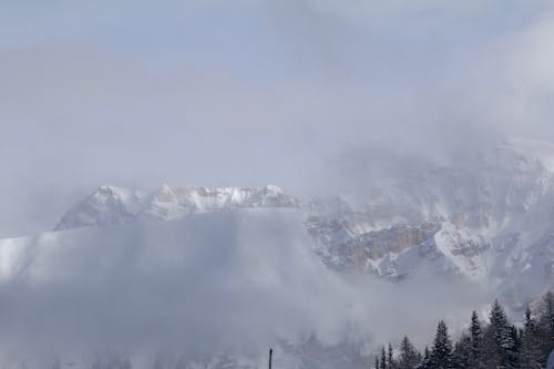 冬季仙境, 多洛米蒂山脈 的 免费素材图片