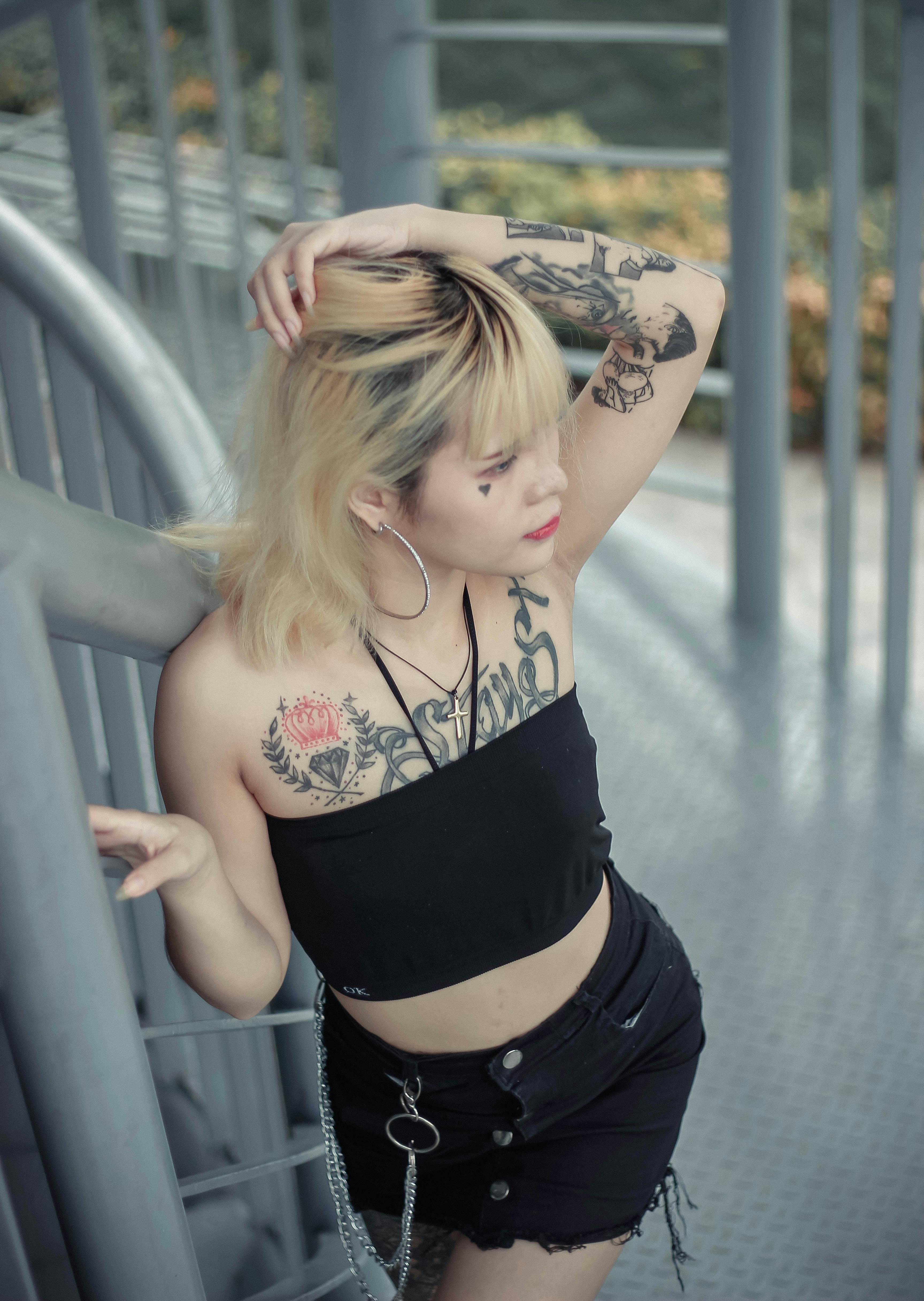 Blackwork floral