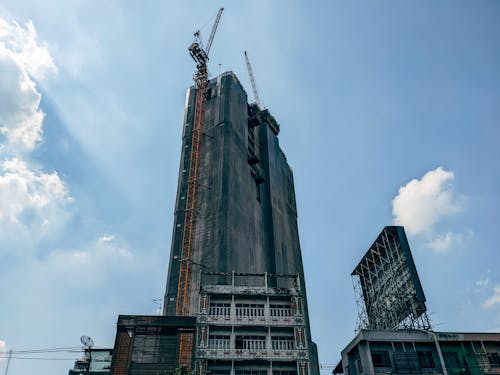 Under Construction Building Under the Sky