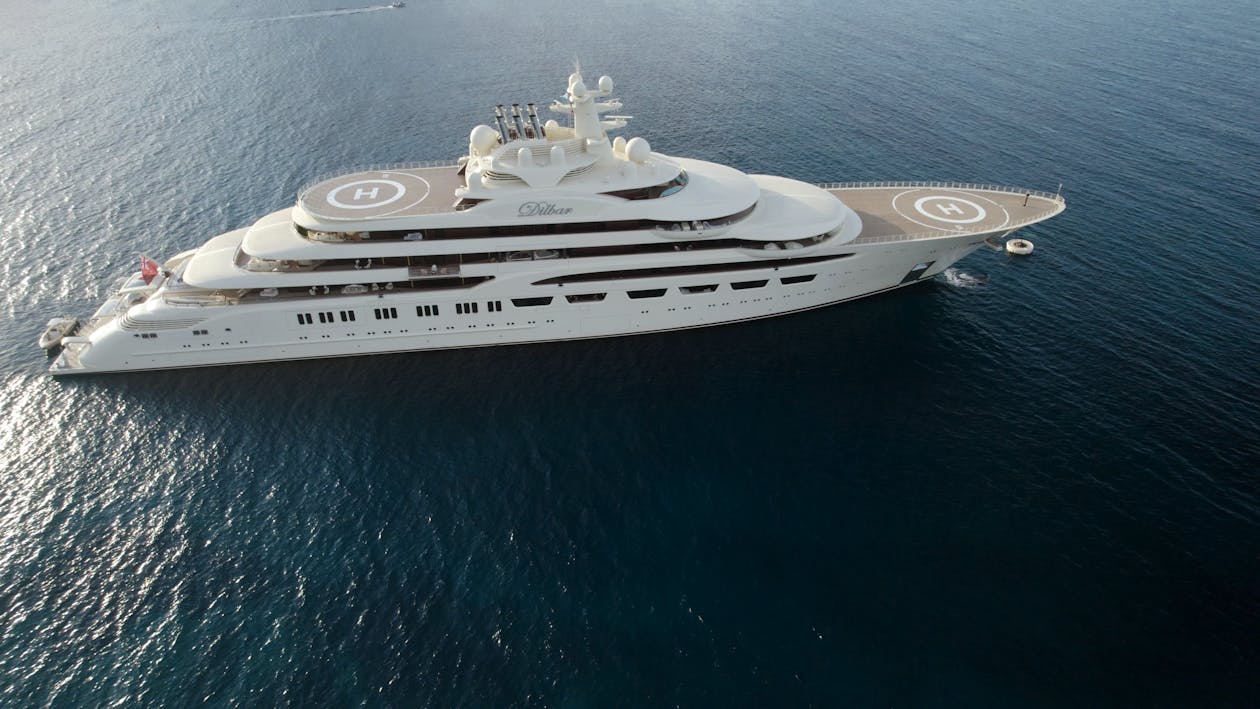 Dilbar third biggest luxury yacht of the world