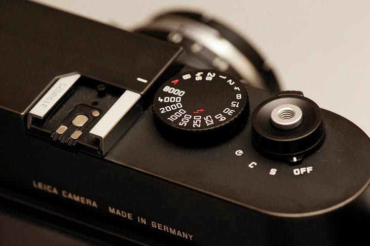 Close Up Of Leica Camera