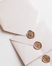Envelopes with Gold Sealing Wax
