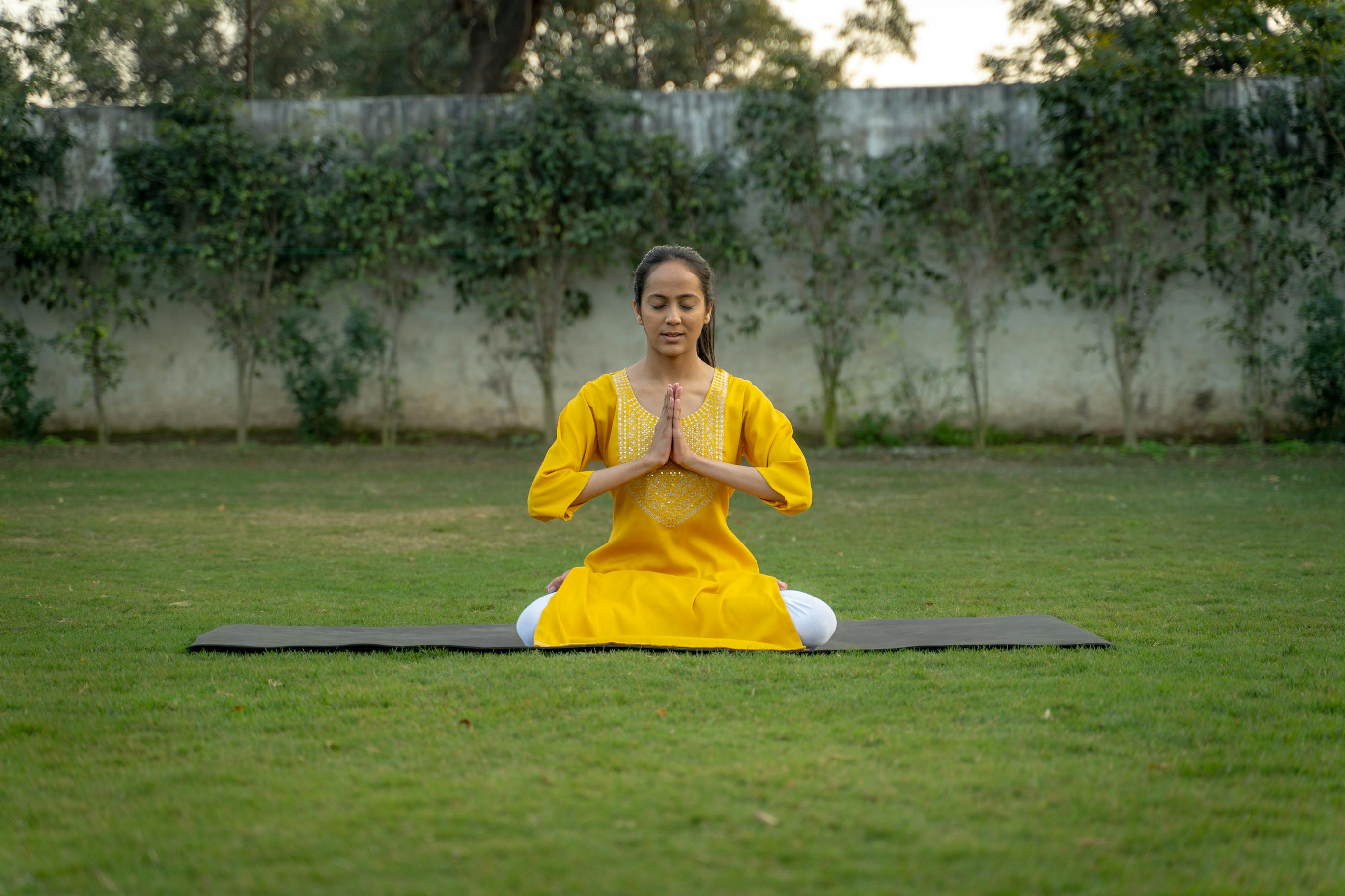 Meditation im Freien