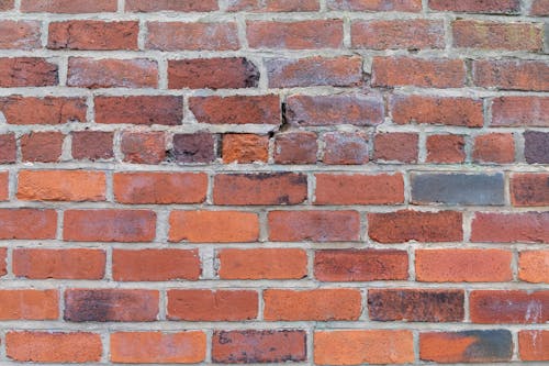 Close-Up Shot of a Brick Wall 