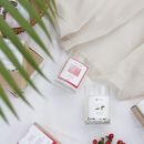 White and Red Labeled Box