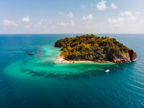 Fotografia Di Vista Aerea Dell'isola