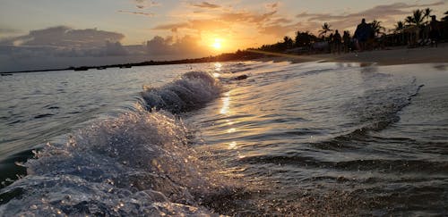 Free stock photo of beach lover, beach sunset, evening sun Stock Photo