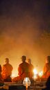 Monks Performing a Ritual