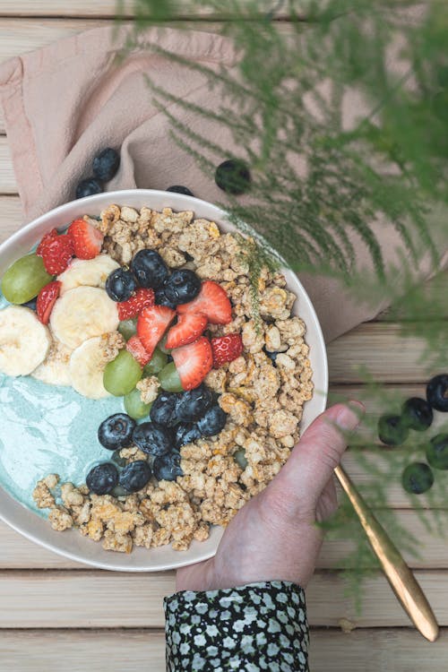 Breakfast bowl with fruit