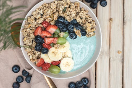 A Close-Up Shot of a Smoothie Bowl