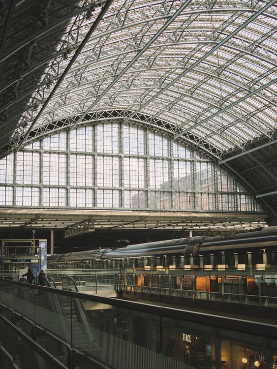 Skylight of a Train Station Terminal · Free Stock Photo