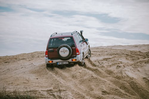 SUV, 모래, 사륜구동의 무료 스톡 사진