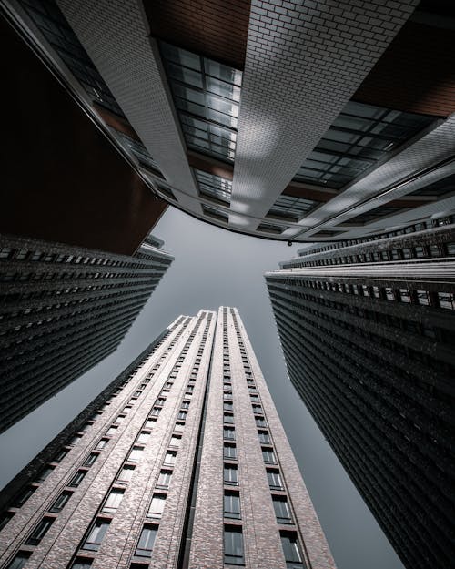 Low Angle Photography of High Rise Buildings