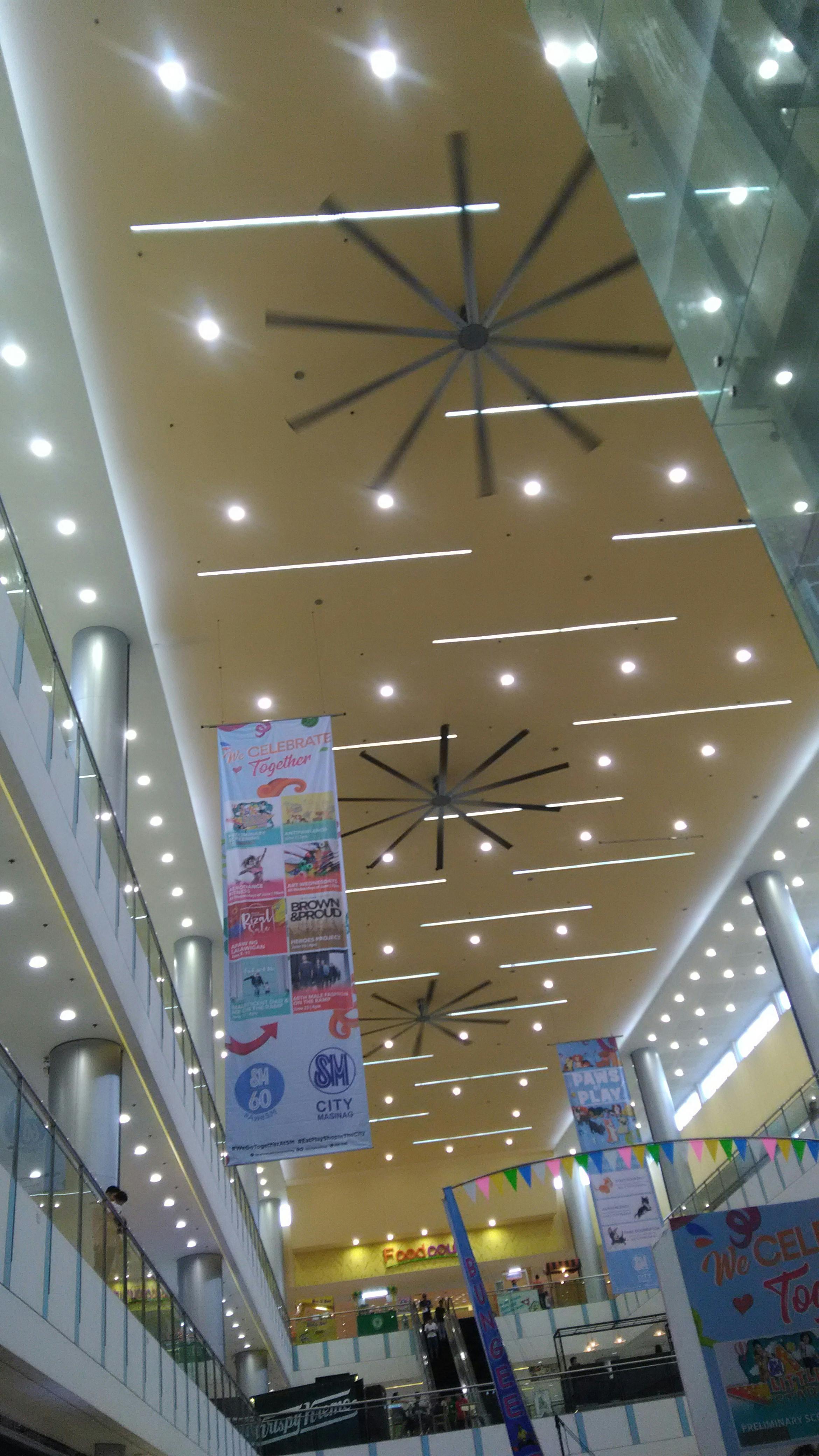 Free stock photo of ceiling fan, Shopping Mall