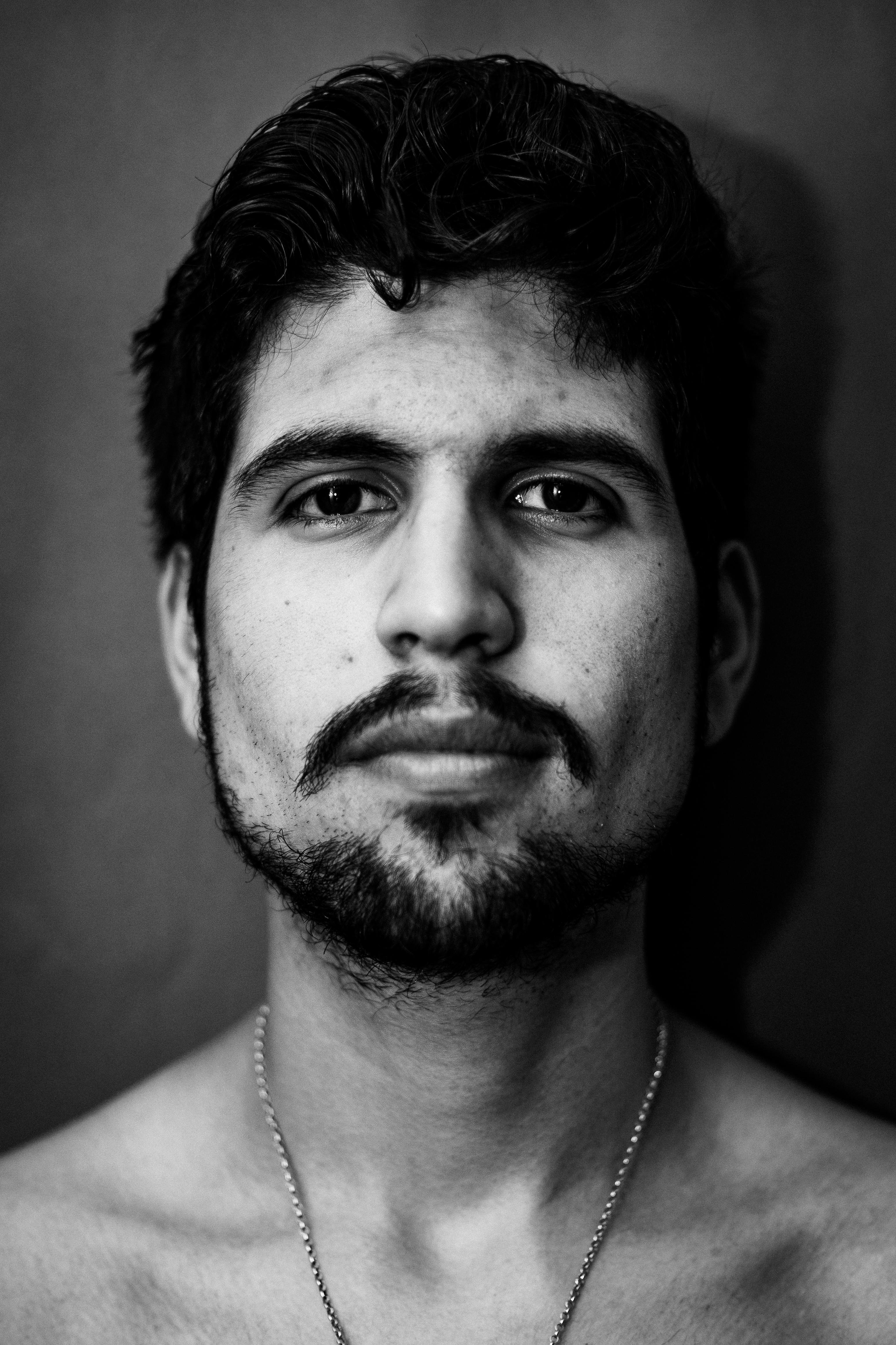 Free stock photo of black and white, men, portrait