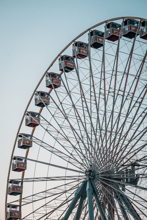 Free White Ferris Wheel Stock Photo