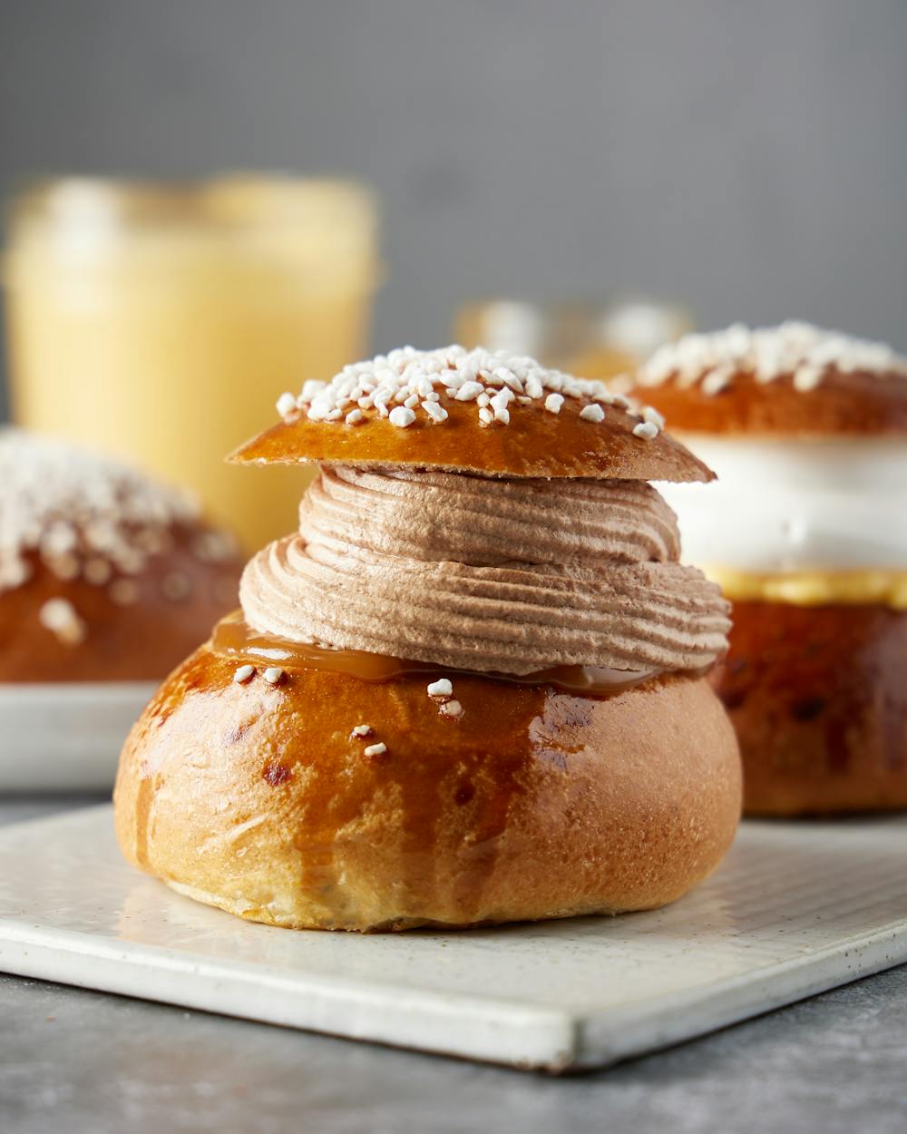 Brioche Cinnamon Buns with Cream Cheese Frosting